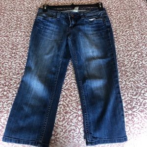 refuge cropped blue Jean size 7